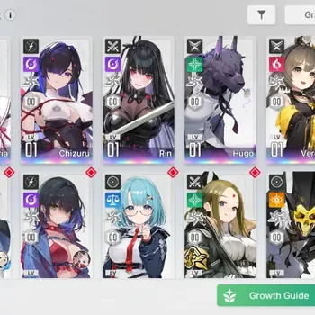 Chaos Zero Nightmare Accounts ASIA|Lv 55|6 SSR(Tenebria,Chizuru,Rin,Hugo,Veronica,Luke)|27K Crystal+60 Pull|2 Selector|Check