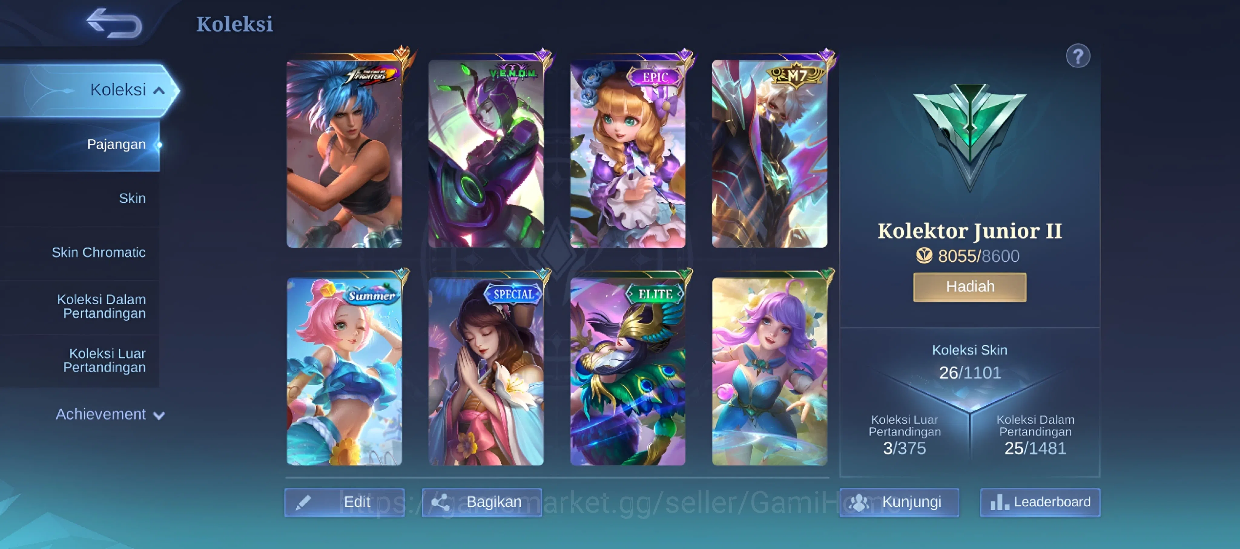 Mobile Legends: Bang Bang Accounts CHEAP ➤ Brazil Account (Cheaper WDP top up) | Fres image 2