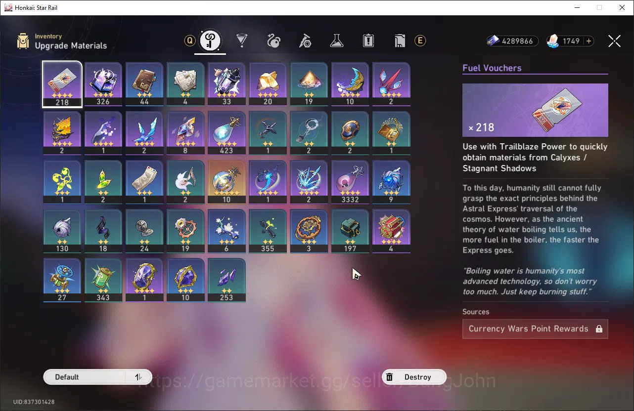 Honkai Star Rail Accounts Starter ASIA | TL 55 cyrene s1, kafka, hysilens, dan heng, aventurine, yanqing, welt, archer, MC 5