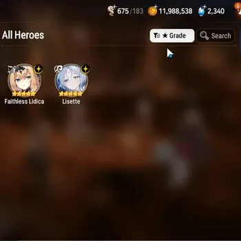 Epic Seven Accounts Starter Global Unverif|Fresh Starter|2ML(F Lidica,Lisette)|PoH+Bless ON|MoR 11|Theater
