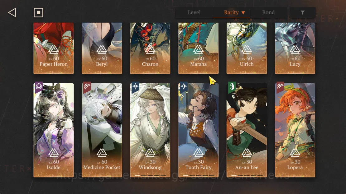 Reverse: 1999 Accounts GLOBAL|Lv58|28*6Crew(7Limit)|[PaperHeron,Beryl,Cha image 3