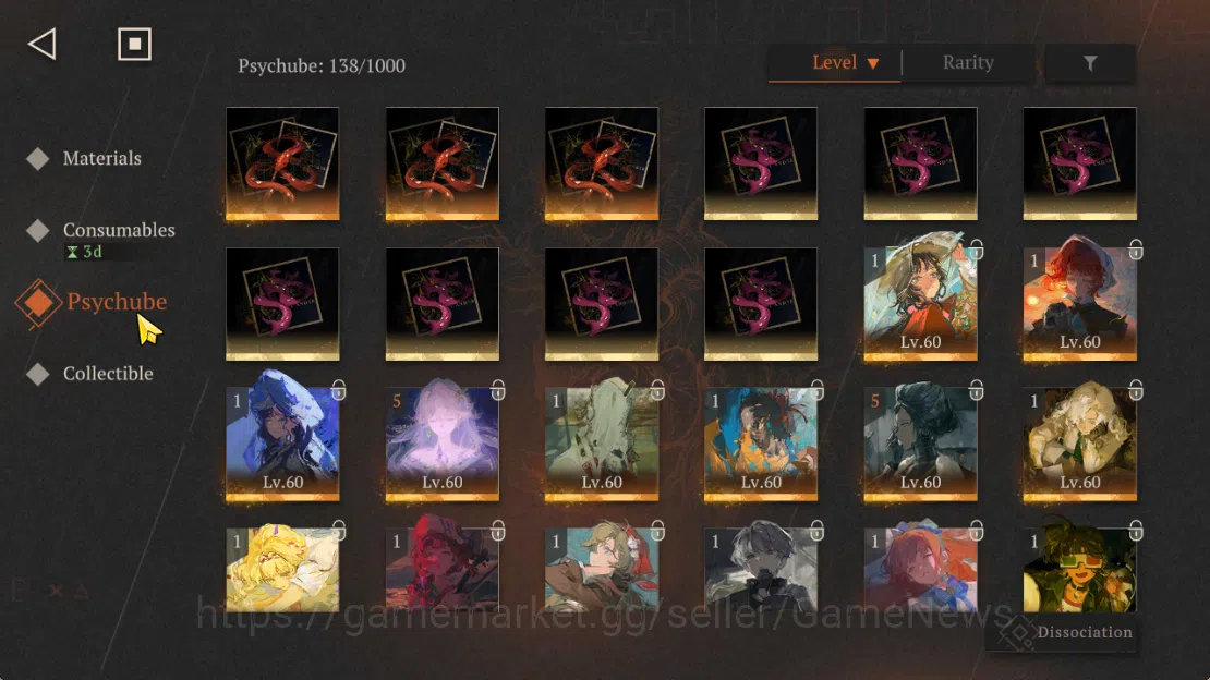 Reverse: 1999 Accounts GLOBAL|Lv58|28*6Crew(7Limit)|[PaperHeron,Beryl,Cha image 9