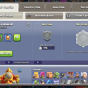 Clash of Clans Accounts Mid-Tier TH16-BH9|Lv.116|BK39,AQ47,MP35,GW23,RC13,DD5|BM9|BC15|HH7|2 Legendary & 1 Gold Skins|1652