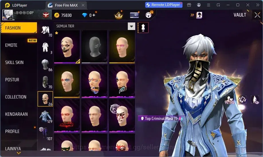Free Fire Accounts Indonesia | M1887 Evo Lv.4, Thompson Cinder Coloss image 14