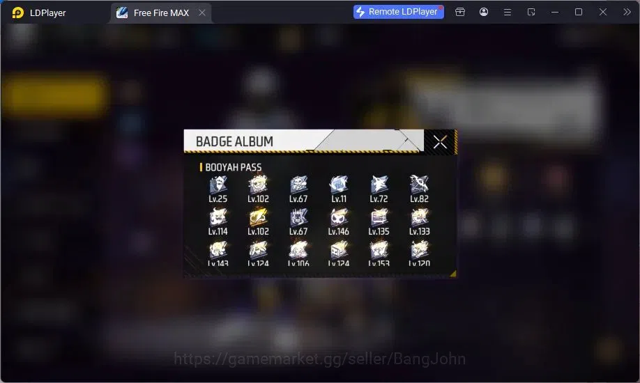 Free Fire Accounts Indonesia | M1887 Evo Lv.4, Thompson Cinder Coloss image 20