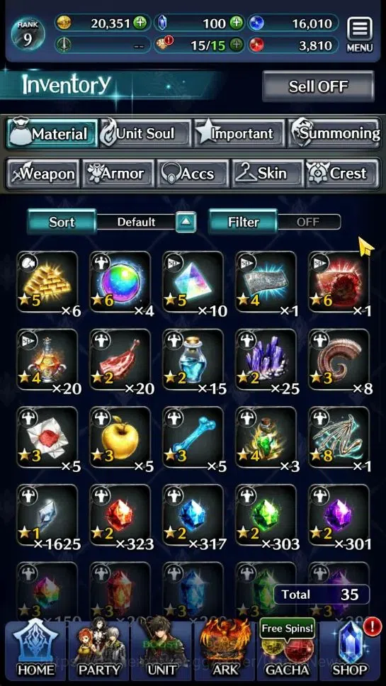 Last Cloudia Accounts Endgame GLOBAL|Rank 9|Top Tier Unit [Demon Lord Judecca-Samekh,Goddess Lilaha]|8 SSR Ark|Code 9