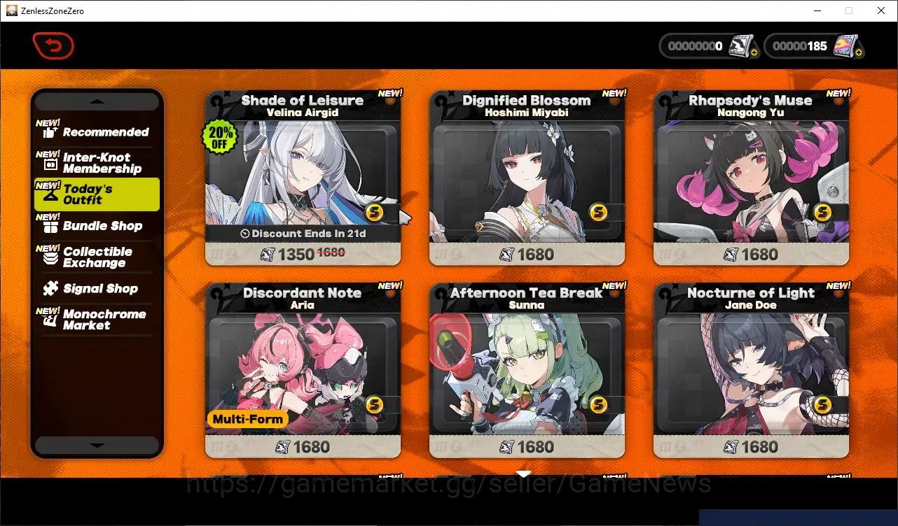 Zenless Zone Zero Accounts Starter ASIA|IK 39|S1 CH3|1 Limit|(Velina)+Sign +2 Standard Rina,Koleda|1S BangBoo|MC 15