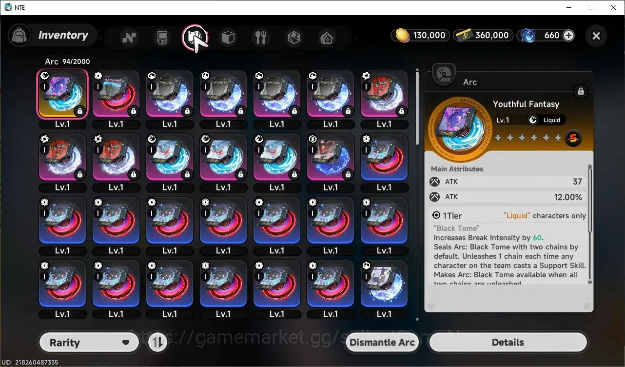 Neverness to Everness Accounts Global EU|HL 3| 2 SSR Limited Hotori, Baicang + 2 SSR Selector On |5 SR|1 S Arc|Male MC|Log 7