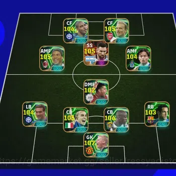 eFootball Accounts Legends & Iconic Players EFOOTBALL COLLECTIVE 3242+ | BIG TIME MESSI, ADRIANO, P SCMICEL,L THURAM,KUBO