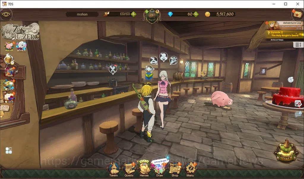 The Seven Deadly Sins: Grand Cross Accounts Global |144 k CC|Chapter 1|1 UR+Collab Re Zero|DKM image 1