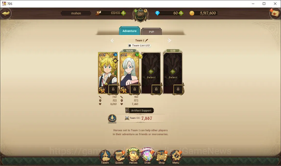 The Seven Deadly Sins: Grand Cross Accounts Global |144 k CC|Chapter 1|1 UR+Collab Re Zero|DKM image 6