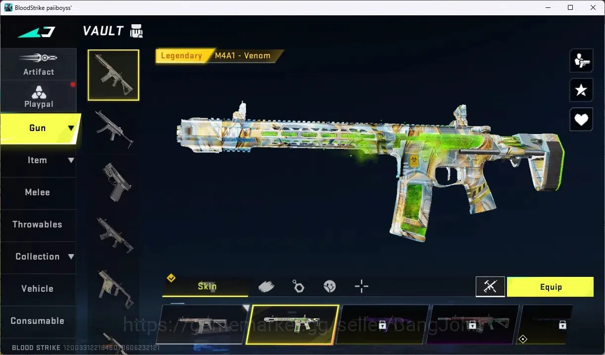 Blood Strike Accounts ASIA | 1 ULTRA STRIKER: EMMA-Hexa | 4 LEGENDARY GU image 2