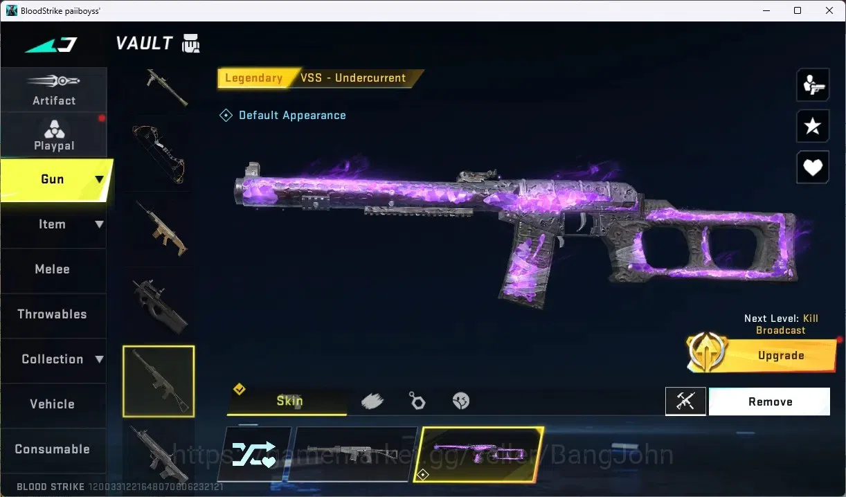Blood Strike Accounts ASIA | 1 ULTRA STRIKER: EMMA-Hexa | 4 LEGENDARY GU image 4