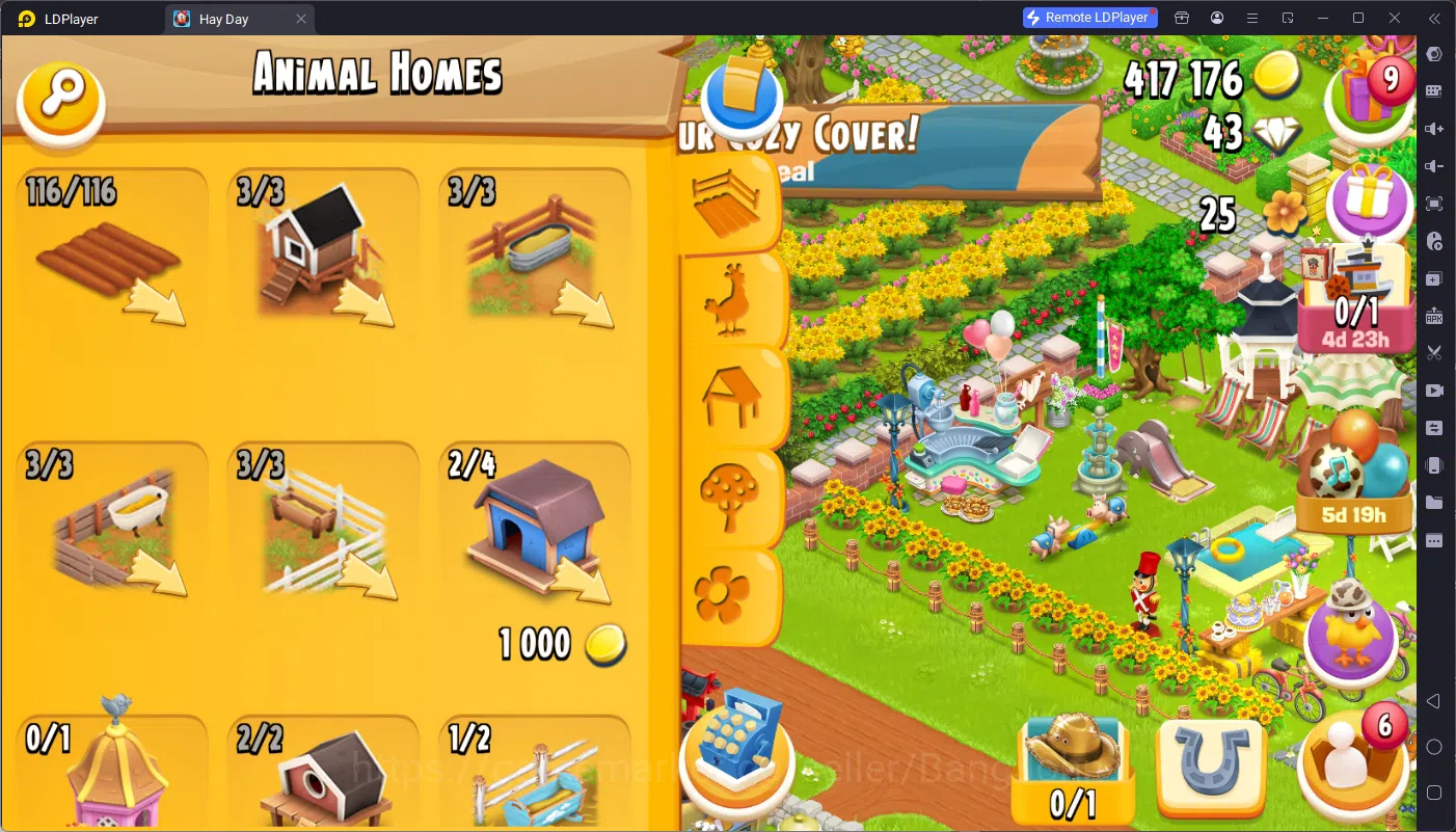 Hay Day Accounts Lvl 88|Silo Storage 1691/1850|Barn Storage 1833/22 image 2