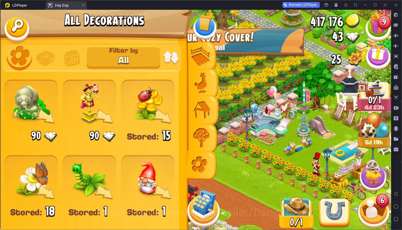 Hay Day Accounts Lvl 88|Silo Storage 1691/1850|Barn Storage 1833/22 image 6
