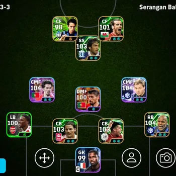 eFootball Accounts High-End Mobile|PW 3160|Nicolo Barella ShowT,Vitinha ShowT,Desire Doue ShowT,Frank Rijkaard Epic,Eden