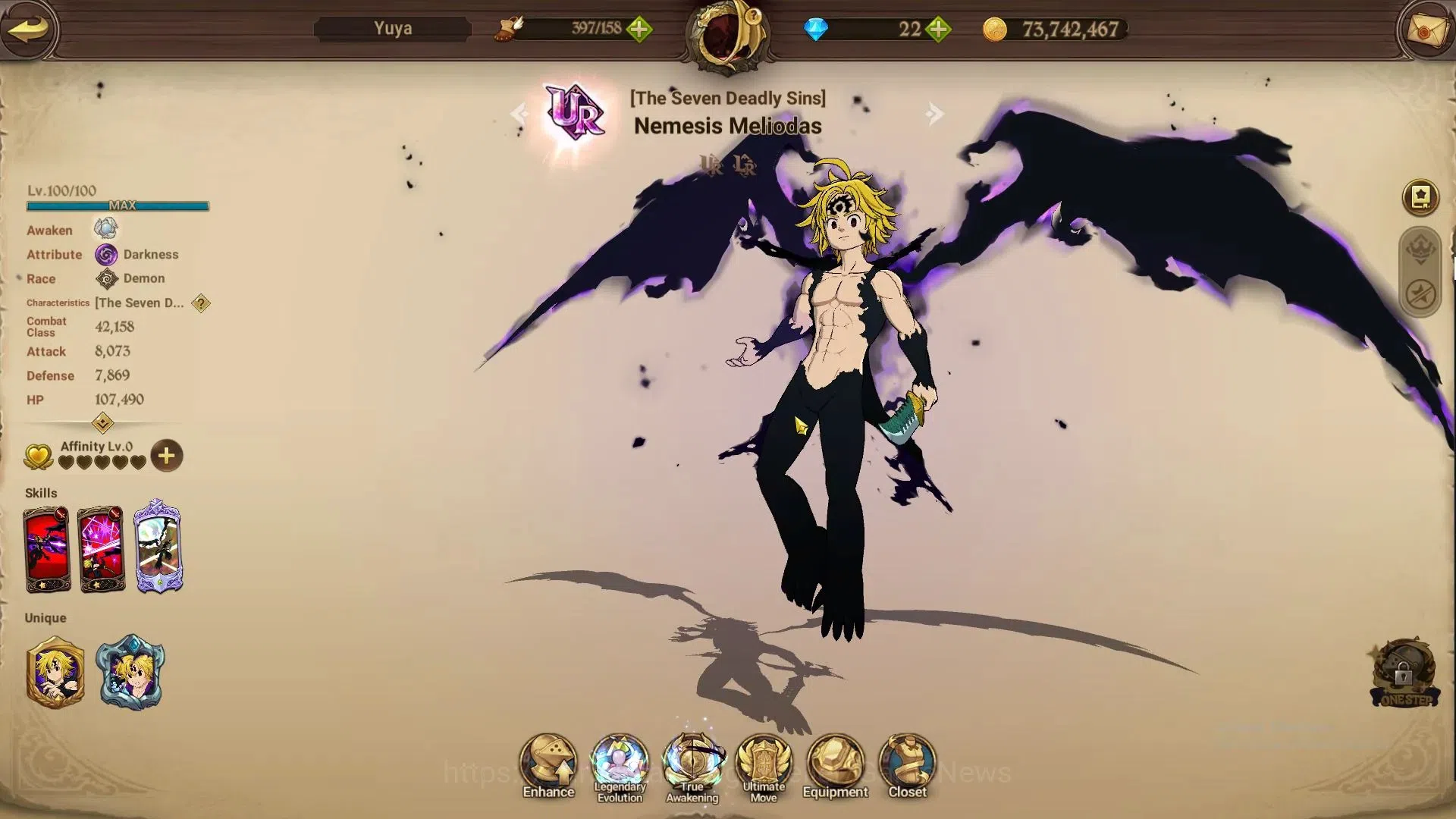 The Seven Deadly Sins: Grand Cross Accounts GLOBAL|1M CC|22 DM+20 LS|2 LR+5 UR|HelBram,Elizabe image 13