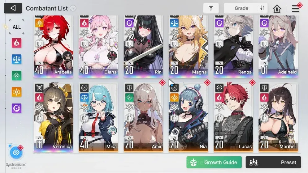 Chaos Zero Nightmare Accounts GLOBAL|Lv 35|7 1