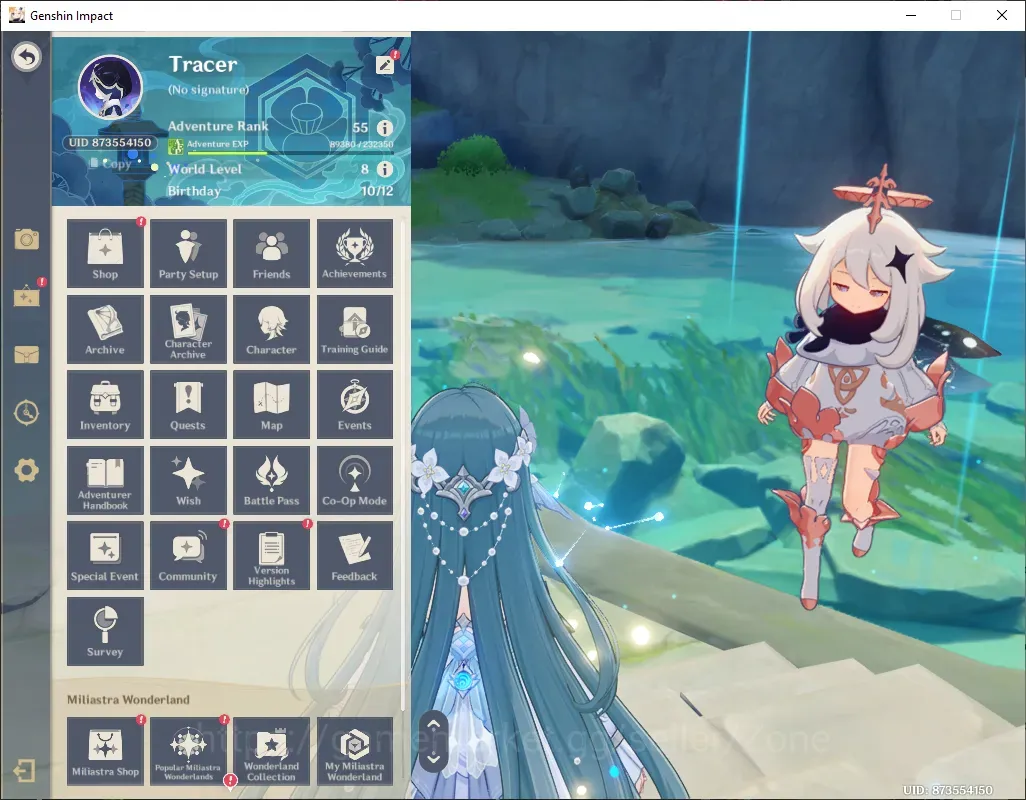 Genshin Impact Accounts Others ASIA|AR 55| 6 Limited Char|Nefer,Vodyanitsa,Furina,Escoffier,Mualani,Varesa|MC Lumine|Check 1