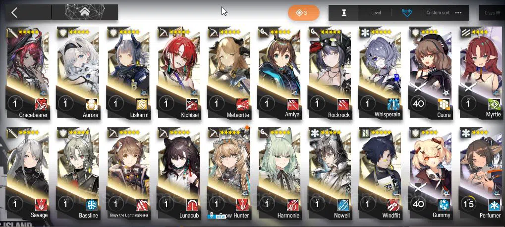 Arknights Accounts Lv 35|109 Operators + 1 Outfits|3 Limited|Exusiai  image 13