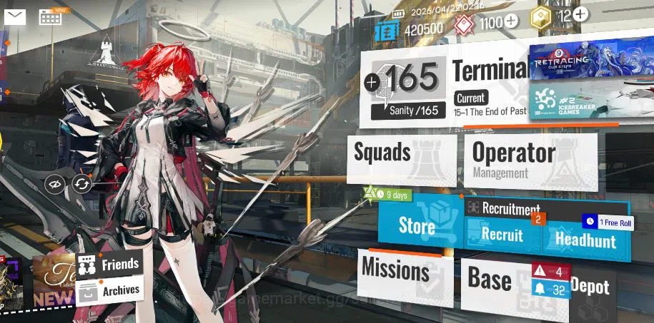 Arknights Accounts Lv 35|109 Operators + 1 Outfits|3 Limited|Exusiai  image 6