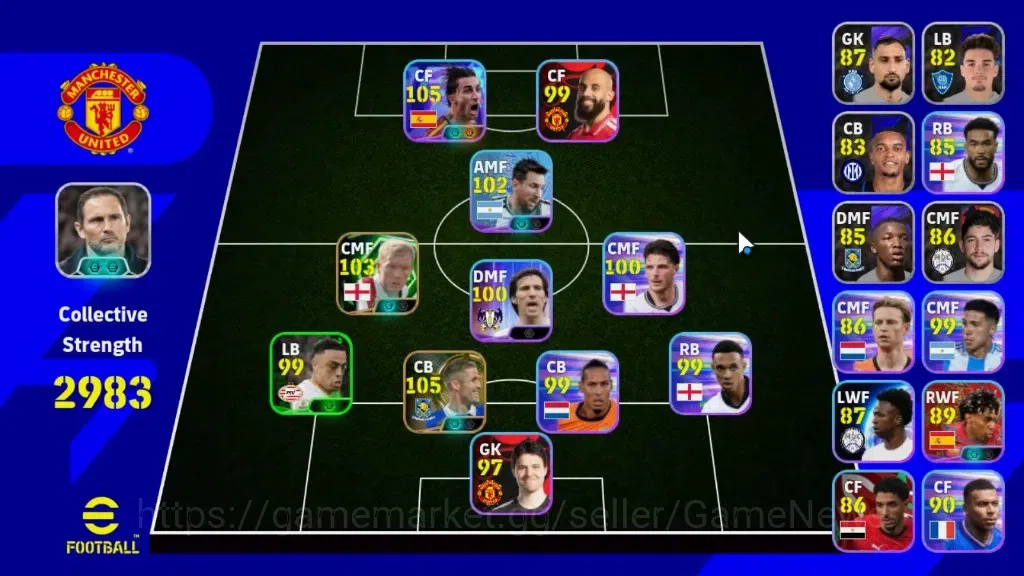 eFootball Accounts Legends & Iconic Players Android|Epic Gary Cahill,Paul Scholes|Show Time Ferran Torres,Lionel 1