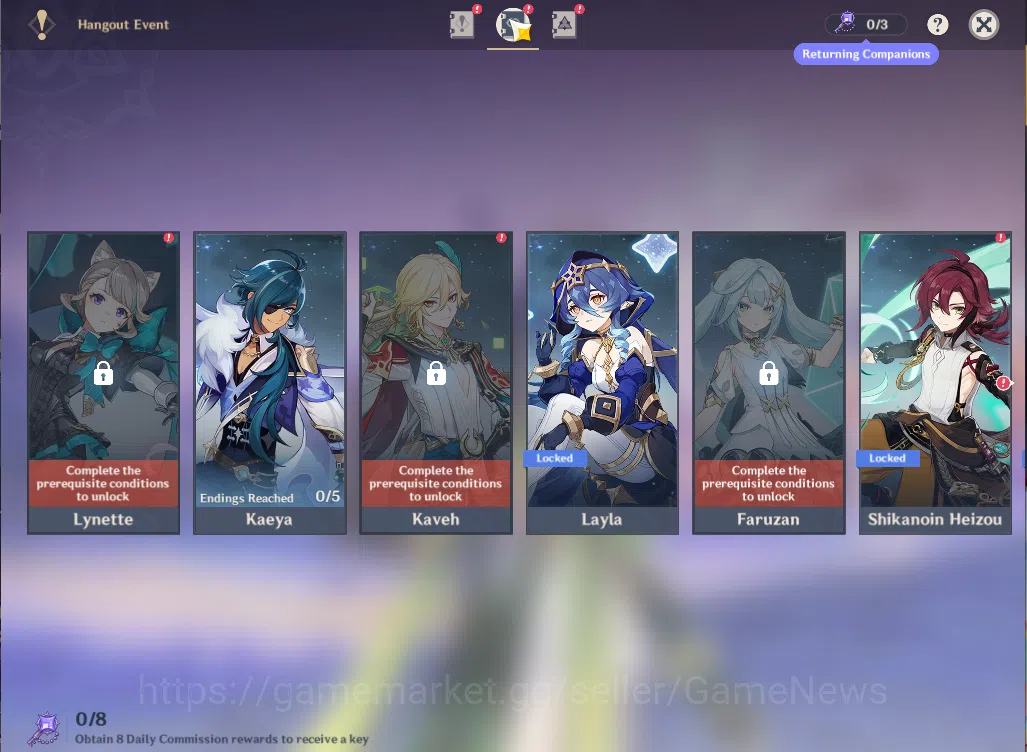 Genshin Impact Accounts ASIA|AR50|2Limited+20(*4Character)|WriotheslyC2,Ne image 5