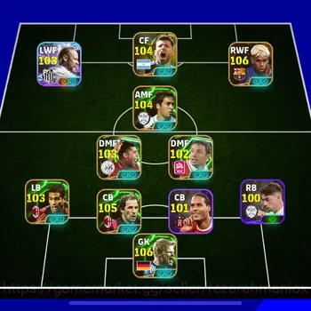 eFootball Accounts Legends & Iconic Players OVR 3202