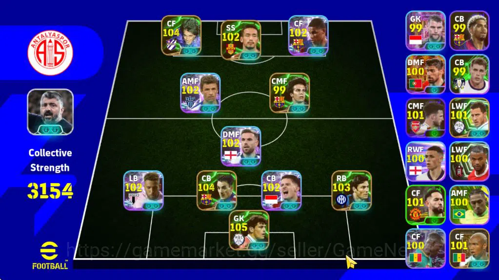 eFootball Starter Mobile|Dean Huijsen (Visionary Pass),Matheus Cunha image 1