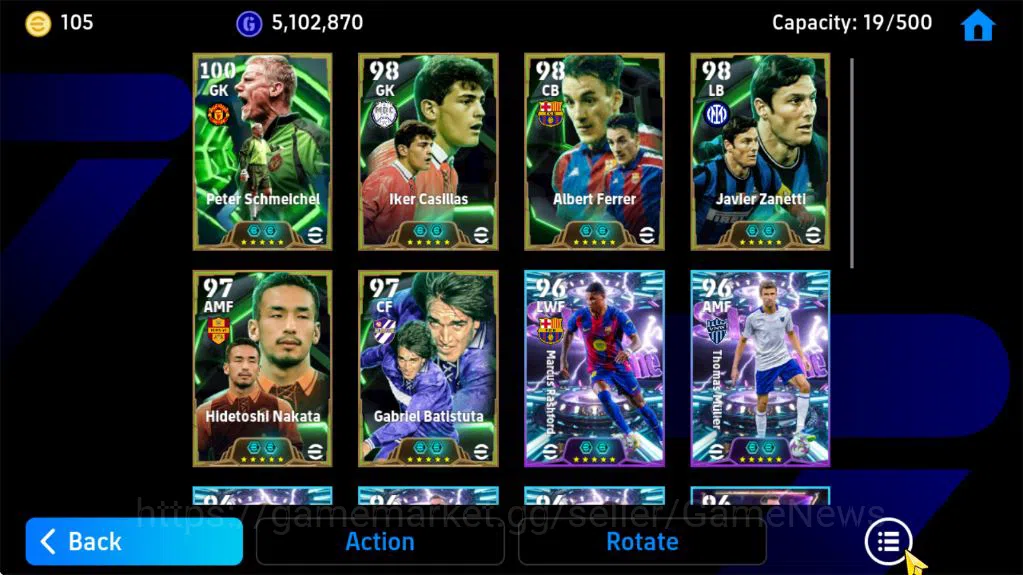 eFootball Accounts Starter Mobile|Dean Huijsen (Visionary Pass),Matheus Cunha(Blitz Curler),Frank Rijkaard(Visionary 5