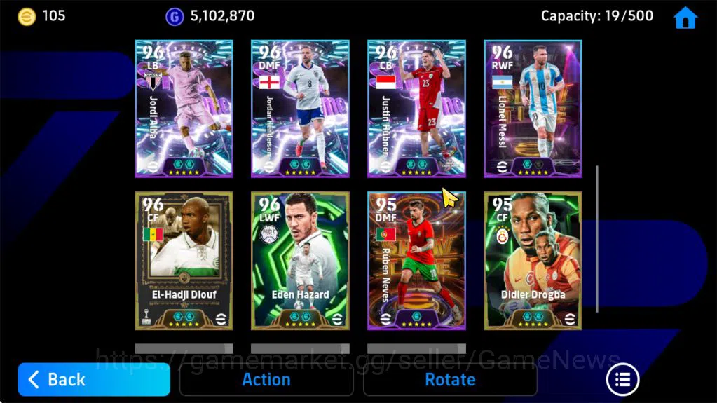 eFootball Accounts Starter Mobile|Dean Huijsen (Visionary Pass),Matheus Cunha(Blitz Curler),Frank Rijkaard(Visionary 6