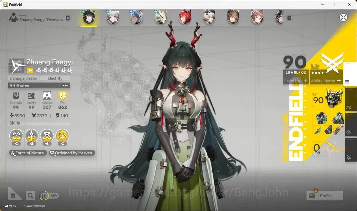 Arknights: Endfield Accounts ASIA | Lv 58 | 5 Limit+ 3 Sign (Zhuang Fangyi,Laev image 5