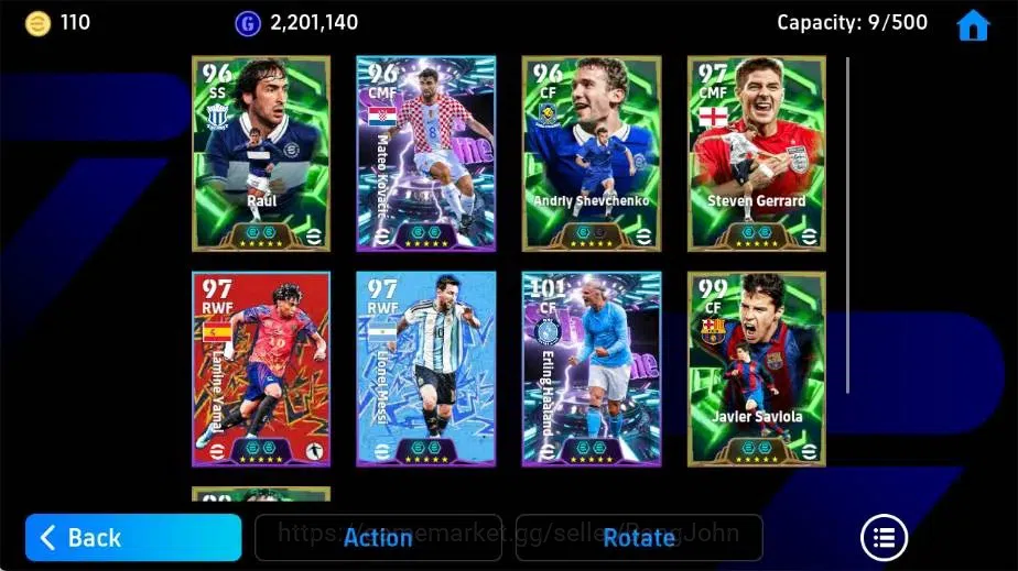 eFootball Accounts Mobile|PW 3152|Pep Guardiola Epic,Javier Savlola E image 3