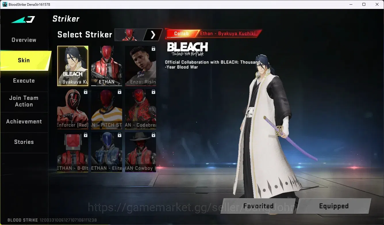 Blood Strike Accounts ASIA|Collab Gun MCX - EVA-00|3 Legend Gun|Collab E image 8