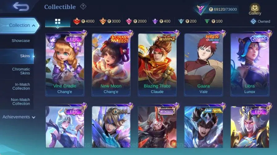 Mobile Legends: Bang Bang Accounts Global|Hero 103|Skin 256|Renowned|Sanrio Claude+Fl image 11