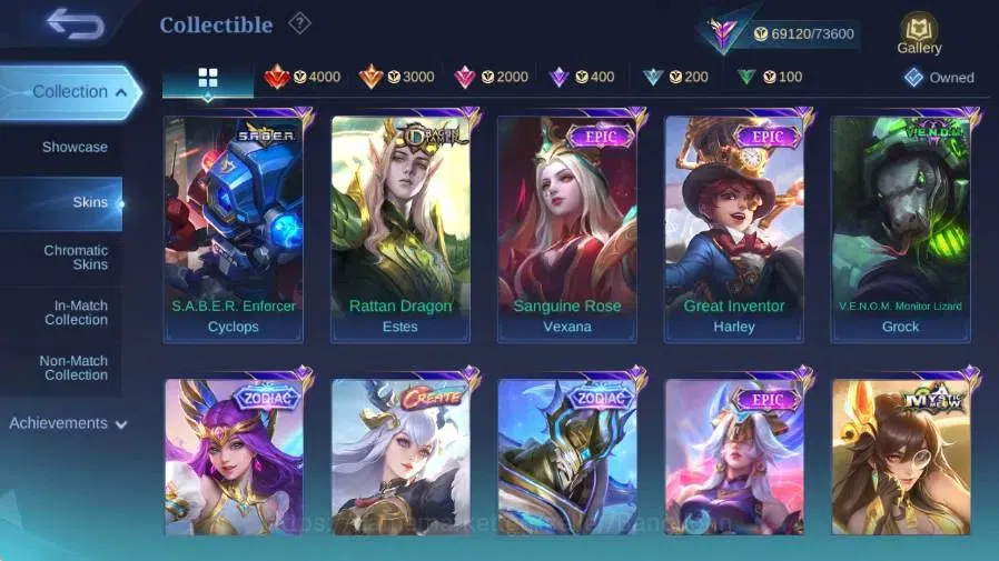 Mobile Legends: Bang Bang Accounts Global|Hero 103|Skin 256|Renowned|Sanrio Claude+Fl image 9