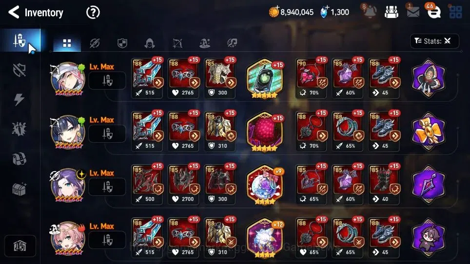 Epic Seven Accounts Starter GLOBAL Unverif|New Era|11 ML(BArunka,LOTScales,NM Luna,Etc)+P Byblis,TA Coli,Etc|PoH ON|1K 10