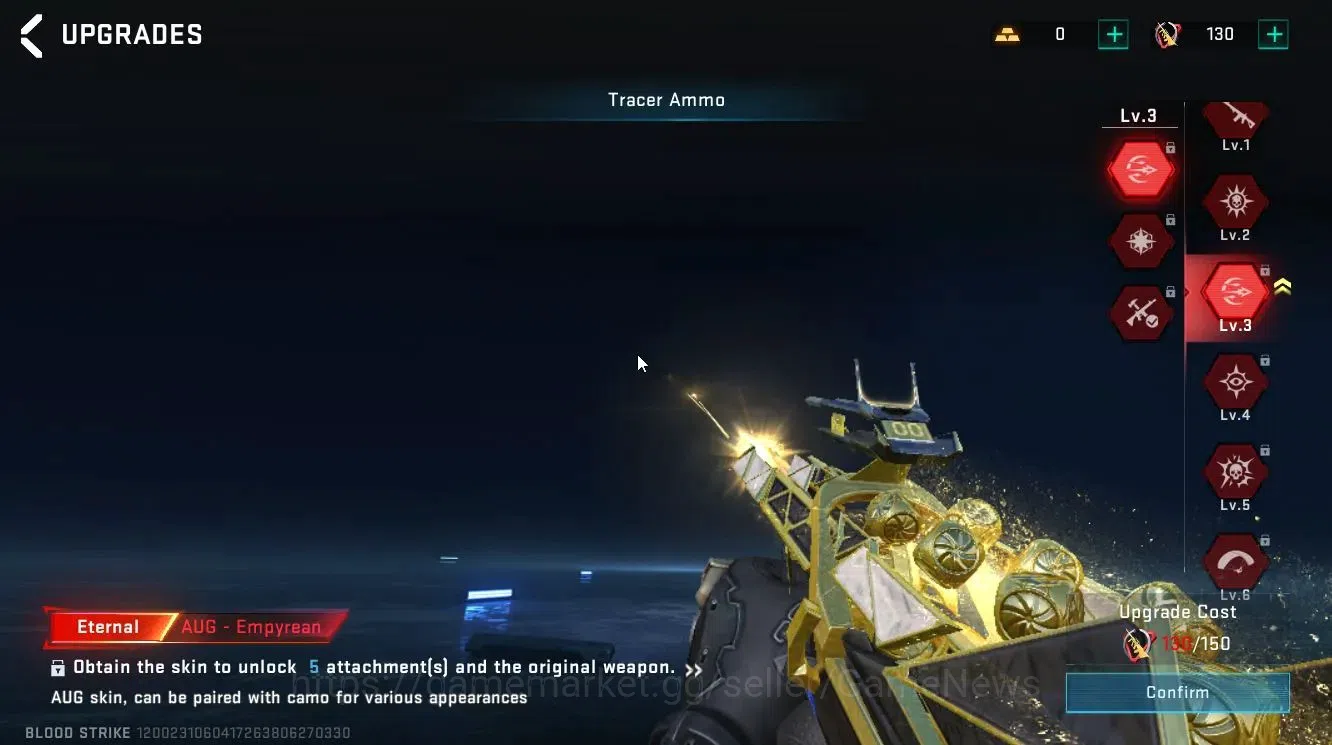 Blood Strike Accounts ASIA|ETERNAL AUG-Empyrean Lv3|ULTRA MELEE -Talon K image 13