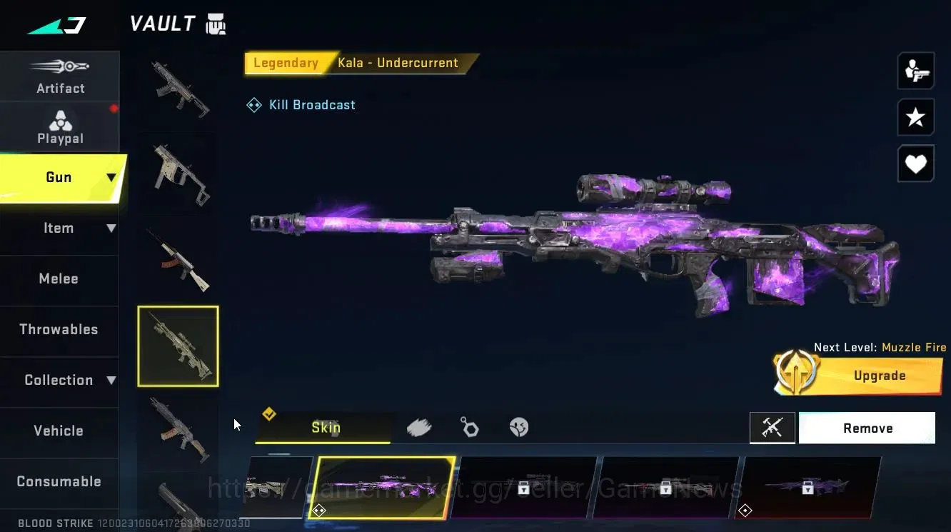 Blood Strike Accounts ASIA|ETERNAL AUG-Empyrean Lv3|ULTRA MELEE -Talon K image 8