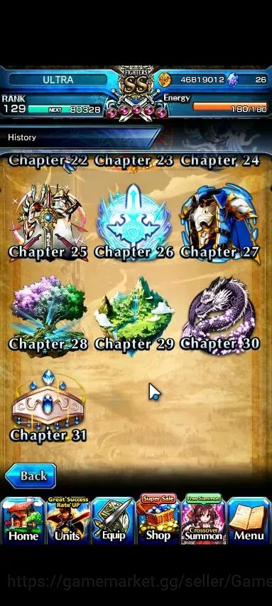 Grand Summoners Accounts Global|Rank 129|26 Ascend+12 TW|[Roy,S Miyu,Emiya, image 10