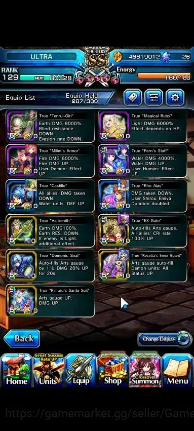 Grand Summoners Accounts Global|Rank 129|26 Ascend+12 TW|[Roy,S Miyu,Emiya, image 7