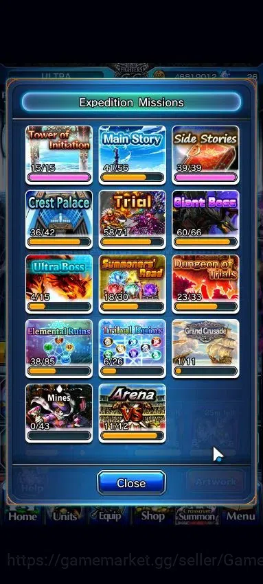 Grand Summoners Accounts Global|Rank 129|26 Ascend+12 TW|[Roy,S Miyu,Emiya, image 8