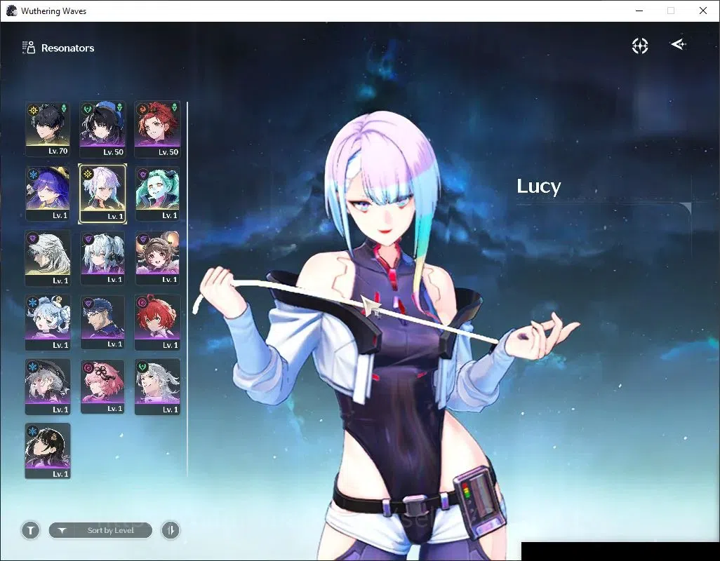 Wuthering Waves Accounts Starter EU |UL 49|3 Limited|Lucy RC 6,Rebecca,Lucilla)+Sign |DB Lv 30|Male MC|Log Kuro|Take 2