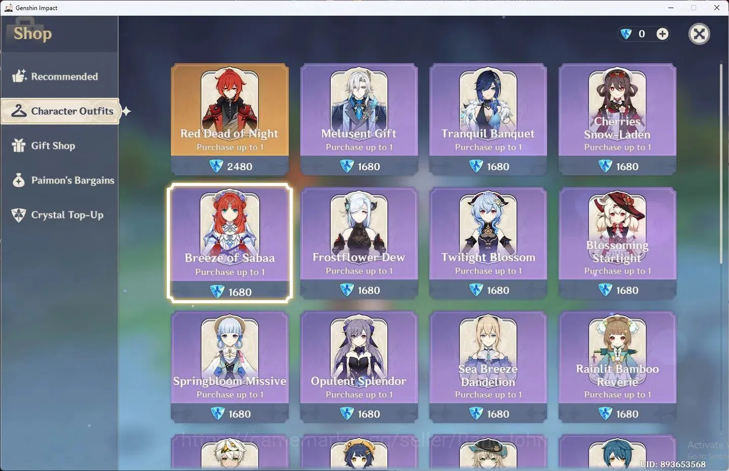Genshin Impact Accounts Asia | AR 51|3 Limit|Chasca C1,Nicole,Lauma+2 Char image 15