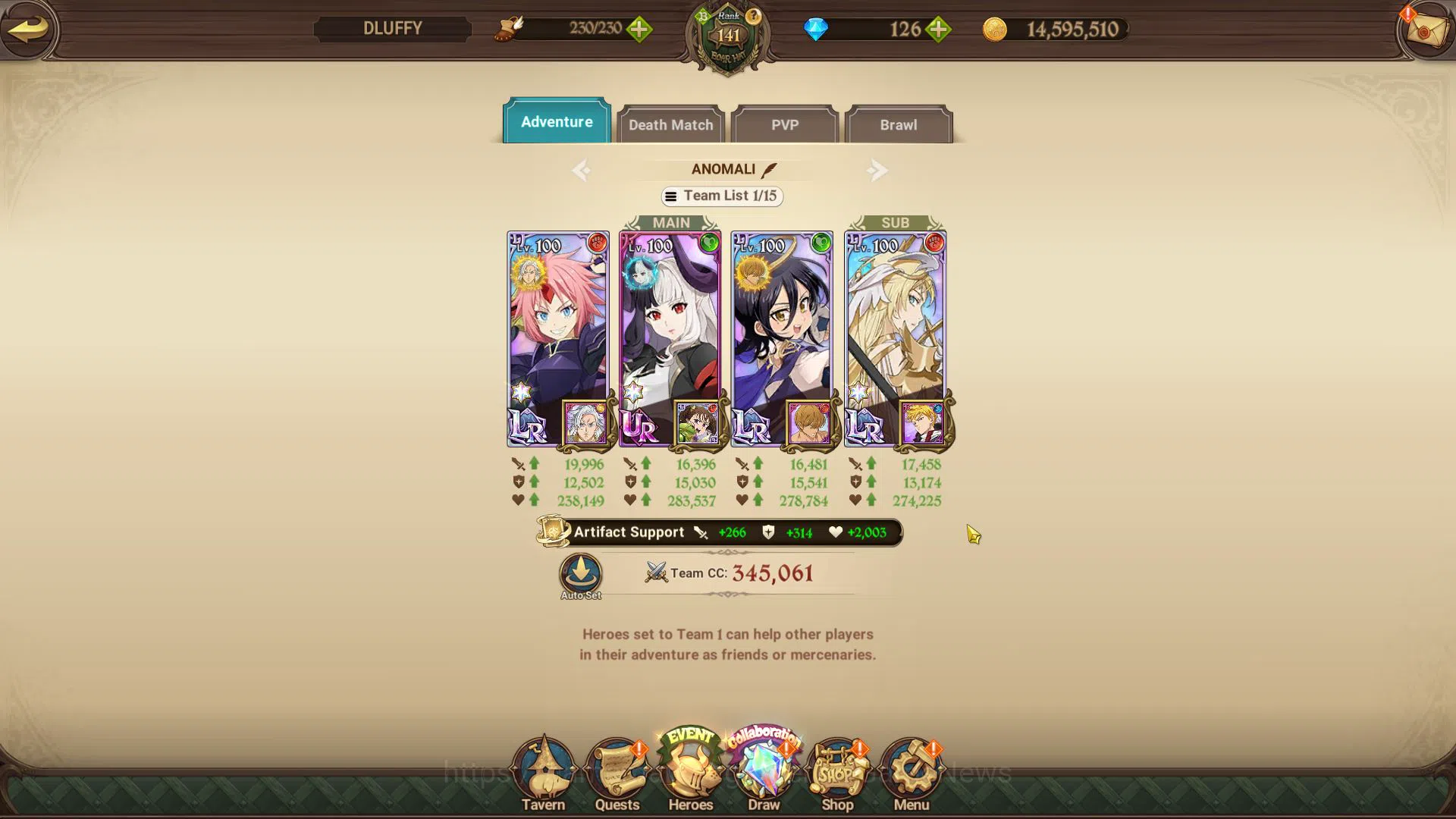 The Seven Deadly Sins: Grand Cross Accounts Whale Asia|9M CC|EndGame|11 LR+11 UR+Many Collab|Queen Diane 6/6,Princess 13