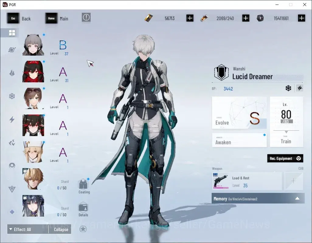 Punishing: Gray Raven Accounts Asia|Lvl 88|56,7K BC+19,5K YC+11,2K BlueC|SSS Dayb image 5