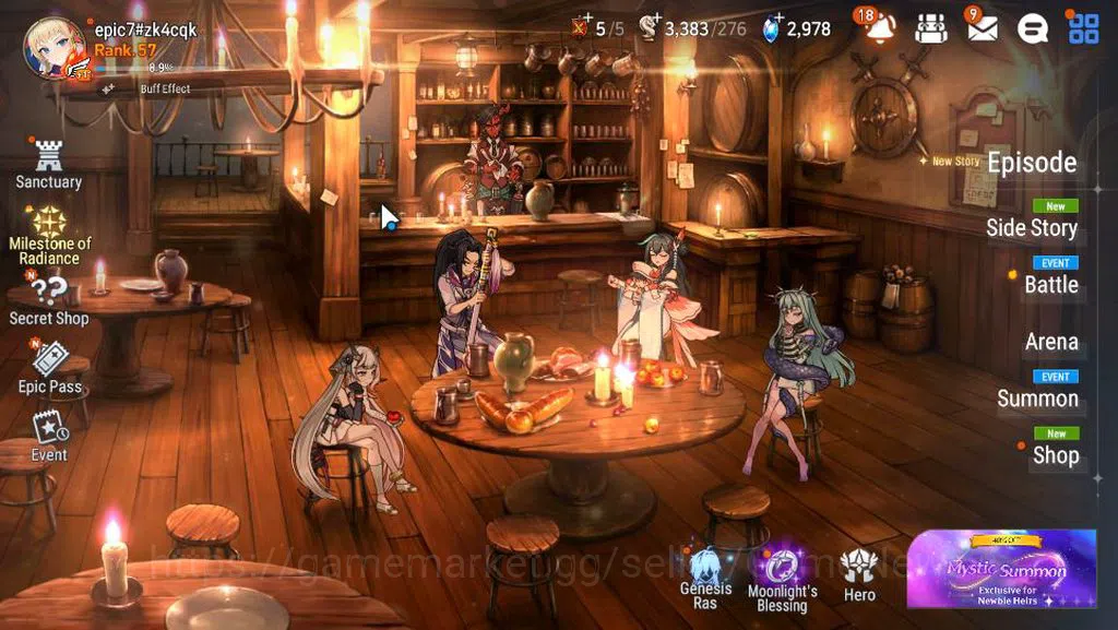 Epic Seven Accounts GLOBAL Unverif|7 ML(DK Sharun,LW Peira,AB Yufine)+ image 1