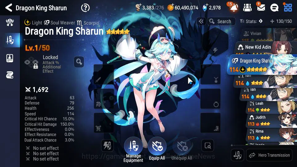 Epic Seven Accounts GLOBAL Unverif|7 ML(DK Sharun,LW Peira,AB Yufine)+ image 3
