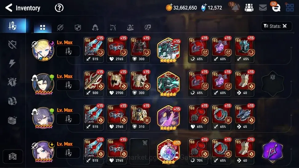 Epic Seven Accounts Starter GLOBAL UnVerif|New Era|8 ML(Notos,AB Vildred,NM Luna)+Estelle,Rinak,Setsuka,Etc|AUTO WGA 17