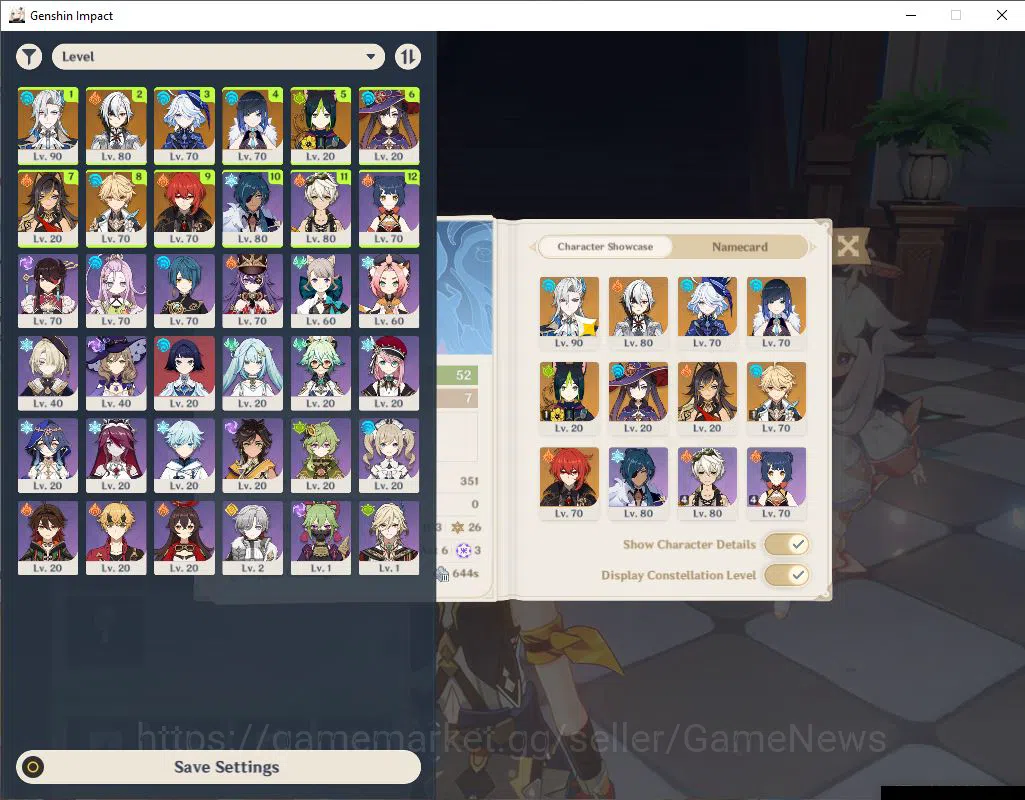 Genshin Impact Accounts Asia|AR 52 |4 Limited+3(*5WEP)|Neuvillate,Furina,Y image 2